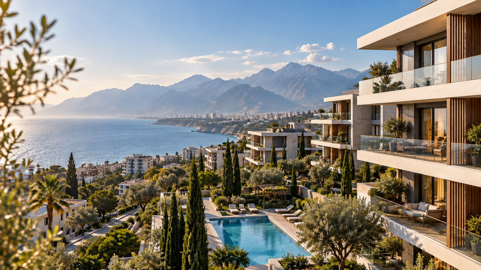 Antalya’da modern konut projeleri ve şehir dokusu